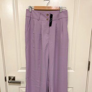 Lulu's High Waisted Lavender Dress Pants - Size M